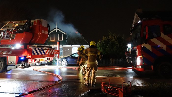 Dakbrand woning in Wognum2