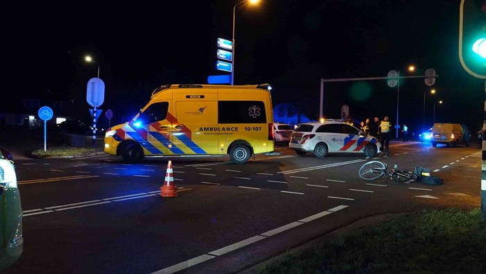 Fietser aangereden in Zwaagdijk-Oost