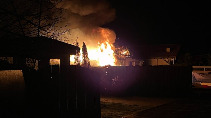 Grote brand bungalowpark Wervershoof