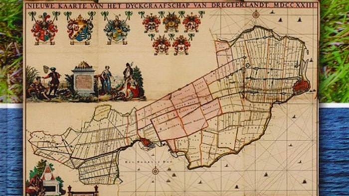 Nieuwe Kaarte van het Dyckgraafschap van Dregterlandt Voorplaat)