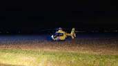 Traumaheli in Zwaagdijk-Oost