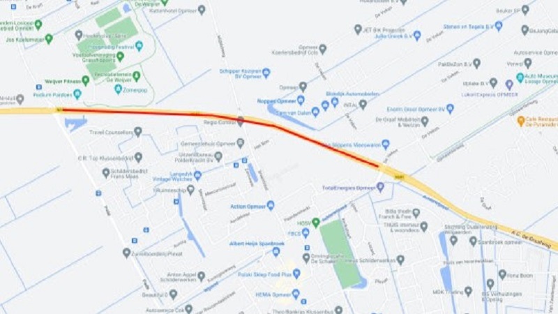 Grote wegafsluiting A.C. de Graafweg start 17 april