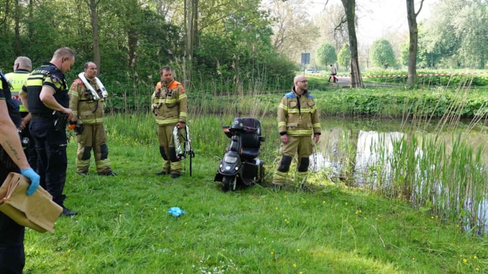 Man te water in Julianapark