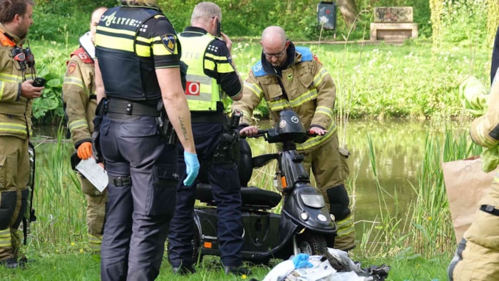 Man te water in Julianapark2