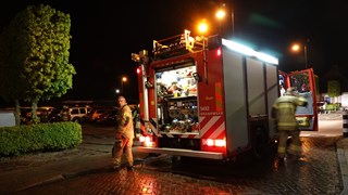 Auto in brand in Medemblik2