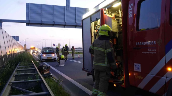 Smeulende elektrische auto1