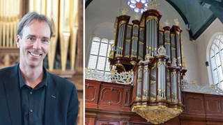 Wim Dijkstra en het Baetz orgel in de Oosterkerk