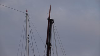 De afgebroken mast