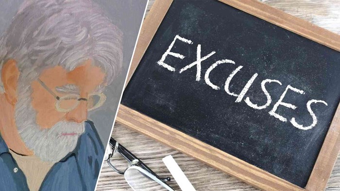 Sjaak Grosthuizen leest zijn column_Excuses