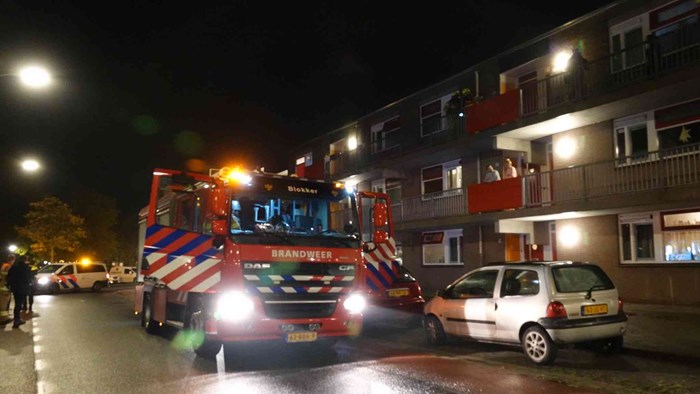 Brand in woning aan de Rijnstraat