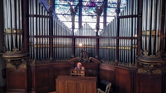 Organist Mark Heerink - foto Niels van den Broek