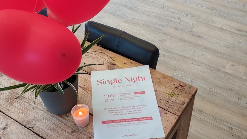 Eerste slow-date avond in Hoorn bij Samcity