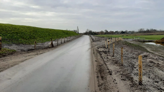 Weg tussen Scharwoude en Schardam