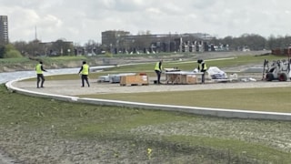 Stadsstrand inrichting werkzaamheden