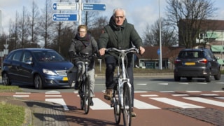 Oudere fietsers provincie Noord-Holland