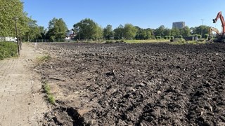 Terrein voormalige flat Zuiderkruisstraat