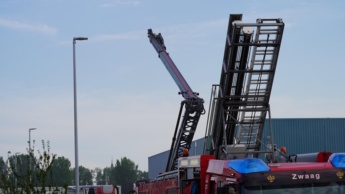 Brand bij accubedrijf in Zwaag_____